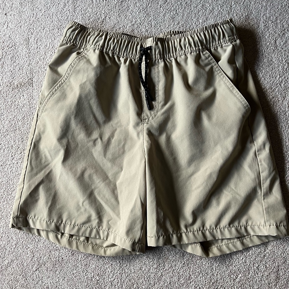 Cat & Jack Tan Elastic Waist Drawstring Shorts